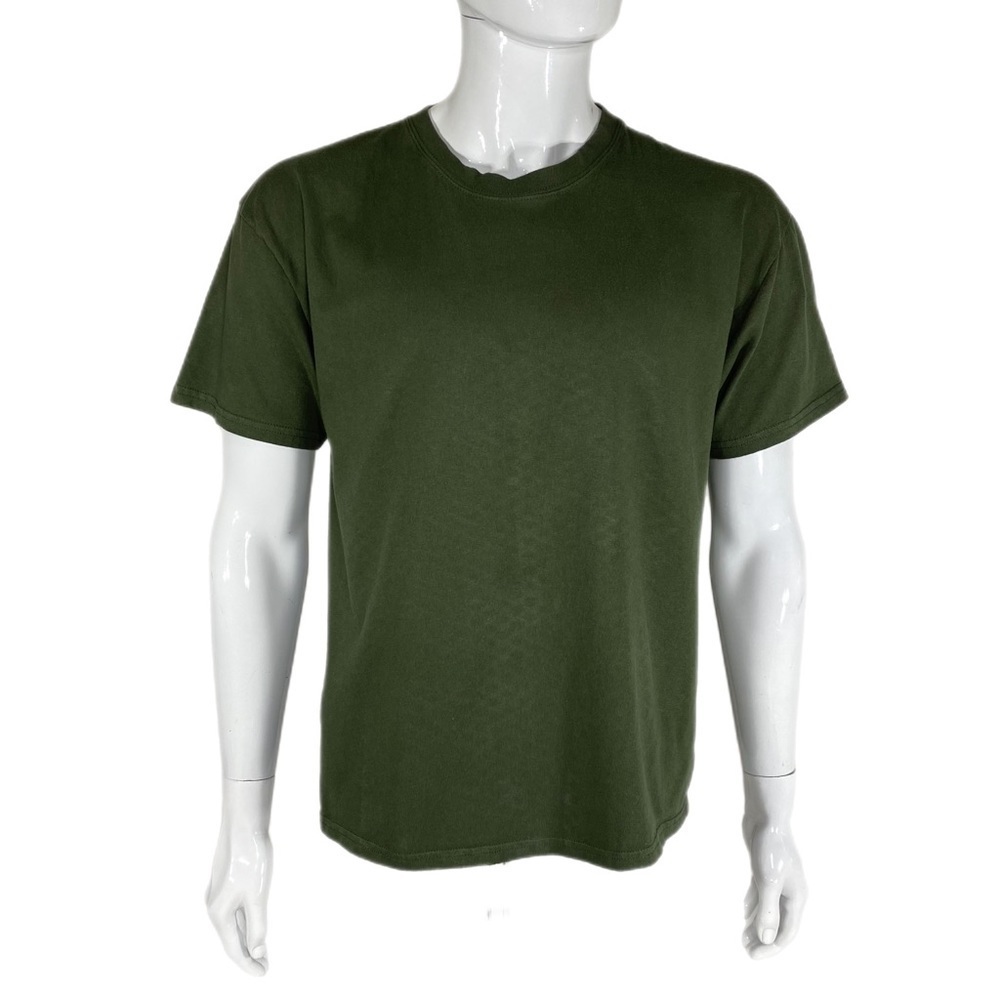 Port & Company Men’s Army Green Cotton Crew Neck Tee